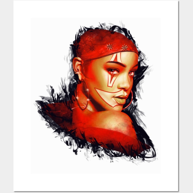 rihanna Wall Art by xr1s